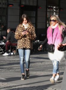 The Princesses spotted in Milan in December 2017.